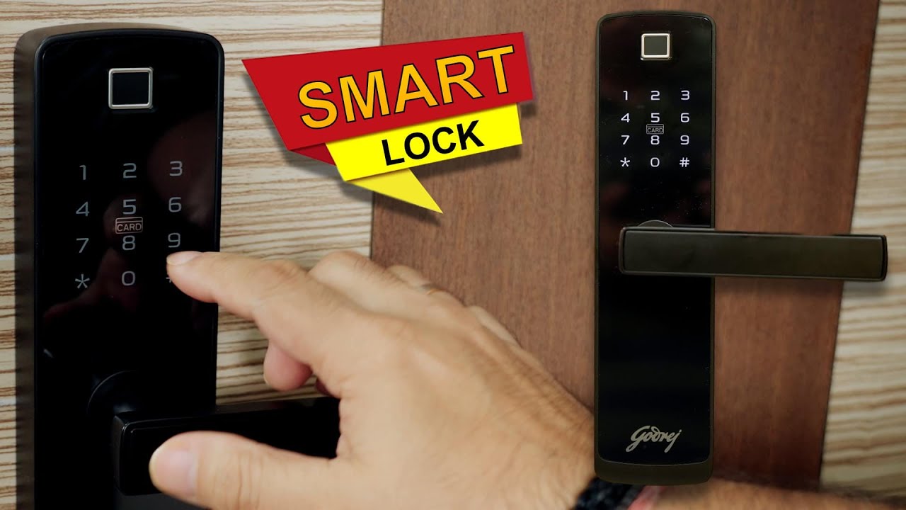 No Key needed this is Smart Digital Lock - Godrej Catus Connect Digital Lock