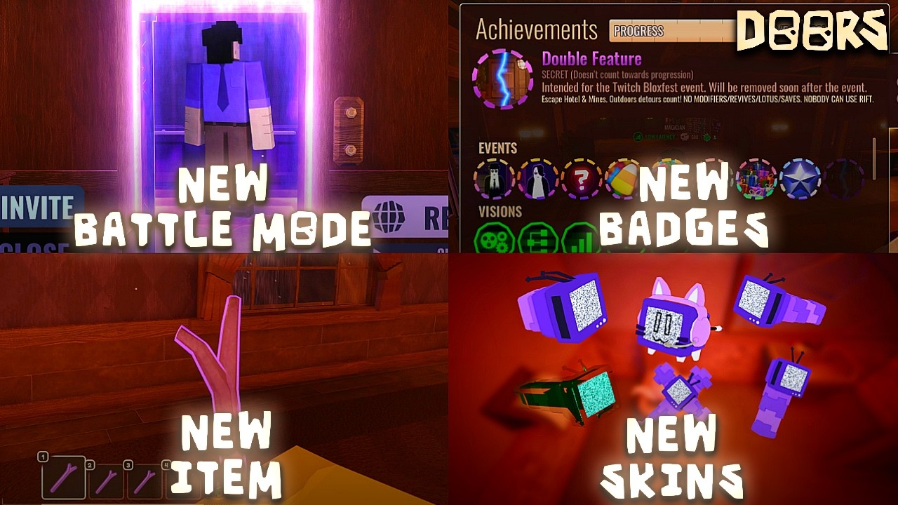 Every New SECRET CHANGES You Missed in DOORS New Bloxfest Event #doors #robloxsdoors #doorsnews