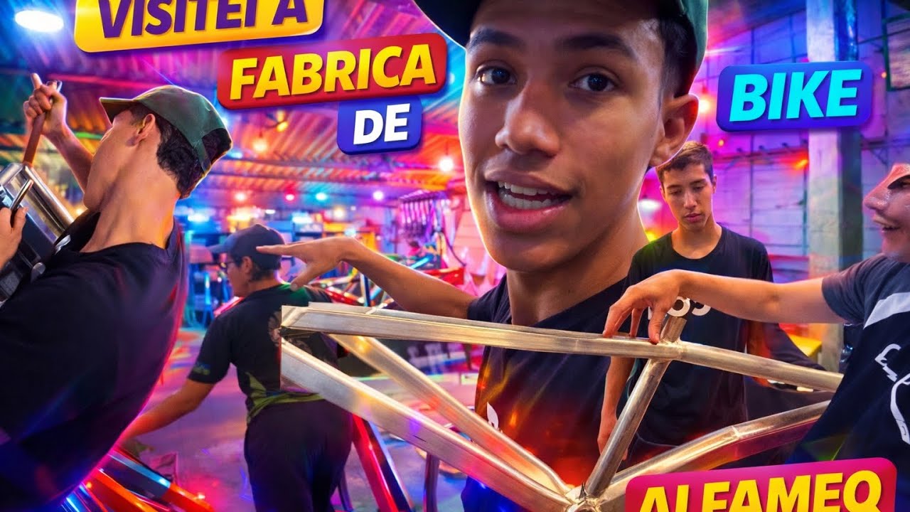 VISITEI A FABRICA DE BIKES ALFAMEQ🚲/ como uma bike e feira do zero 