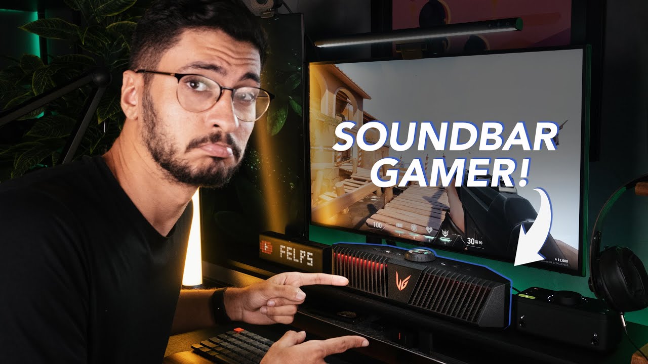E essa  SOUNGBAR GAMER da LG!? | ultragear gp9
