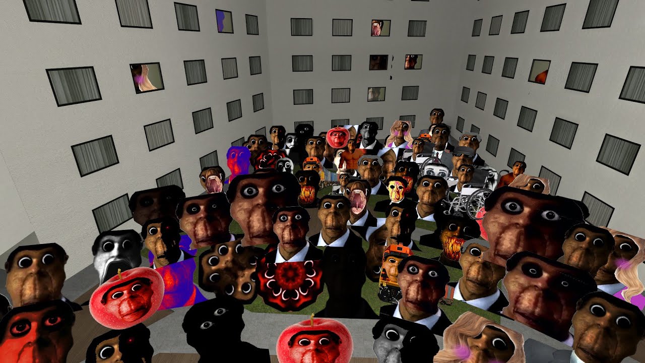 Obunga Family Nextbots in Liminal Hotel !!!