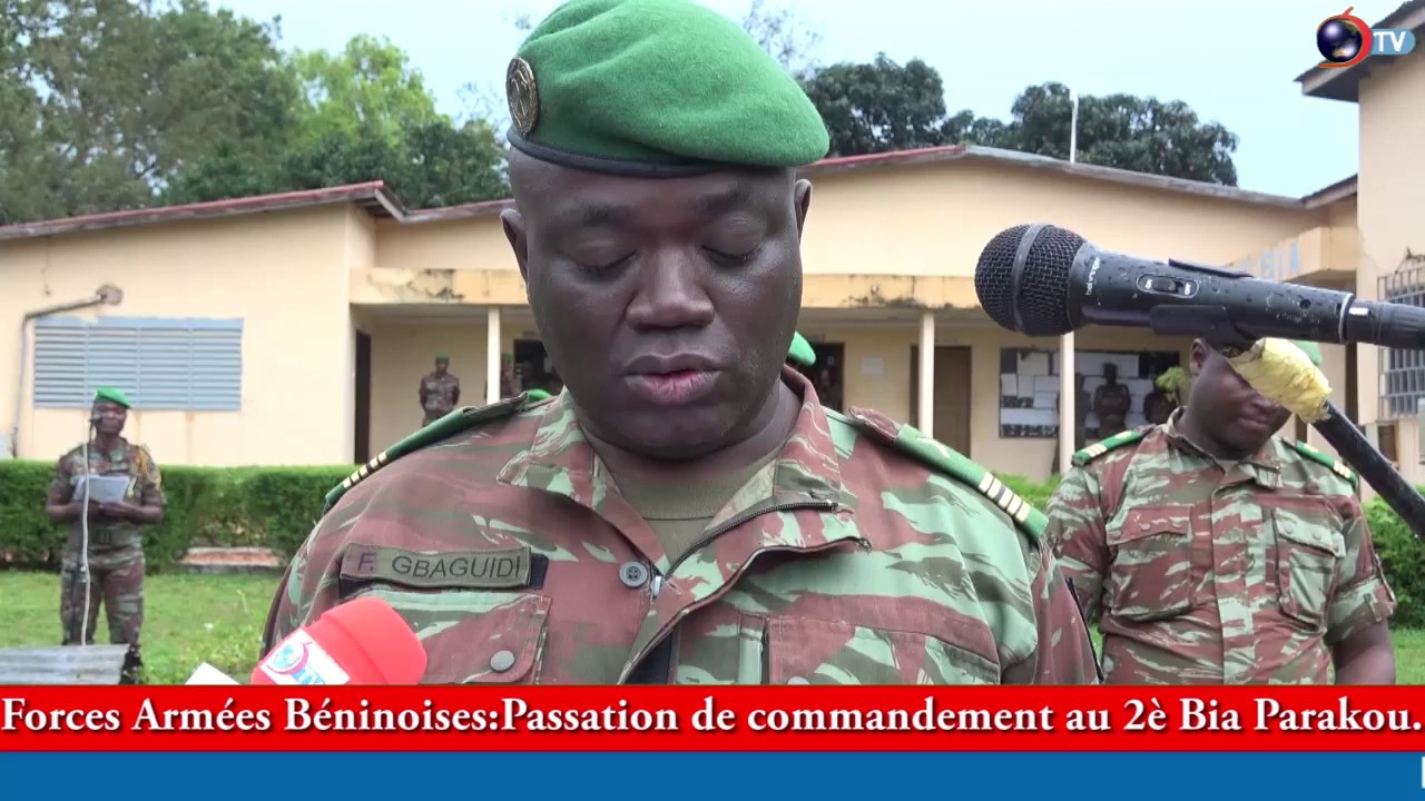 FORCES ARMEES BENINOISES: Passation de commandant au 2è Bia de Parakou