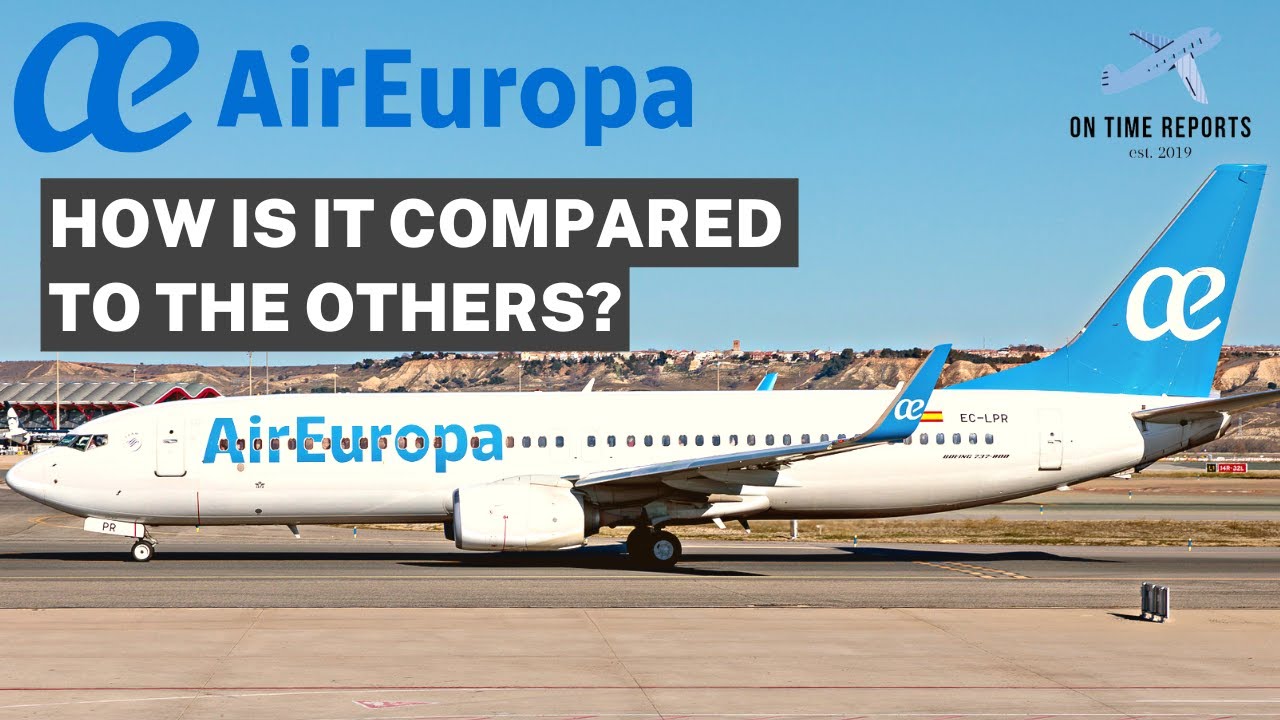 Air Europa LISBON to MADRID Boeing 737-800 Economy Class TRIP REPORT