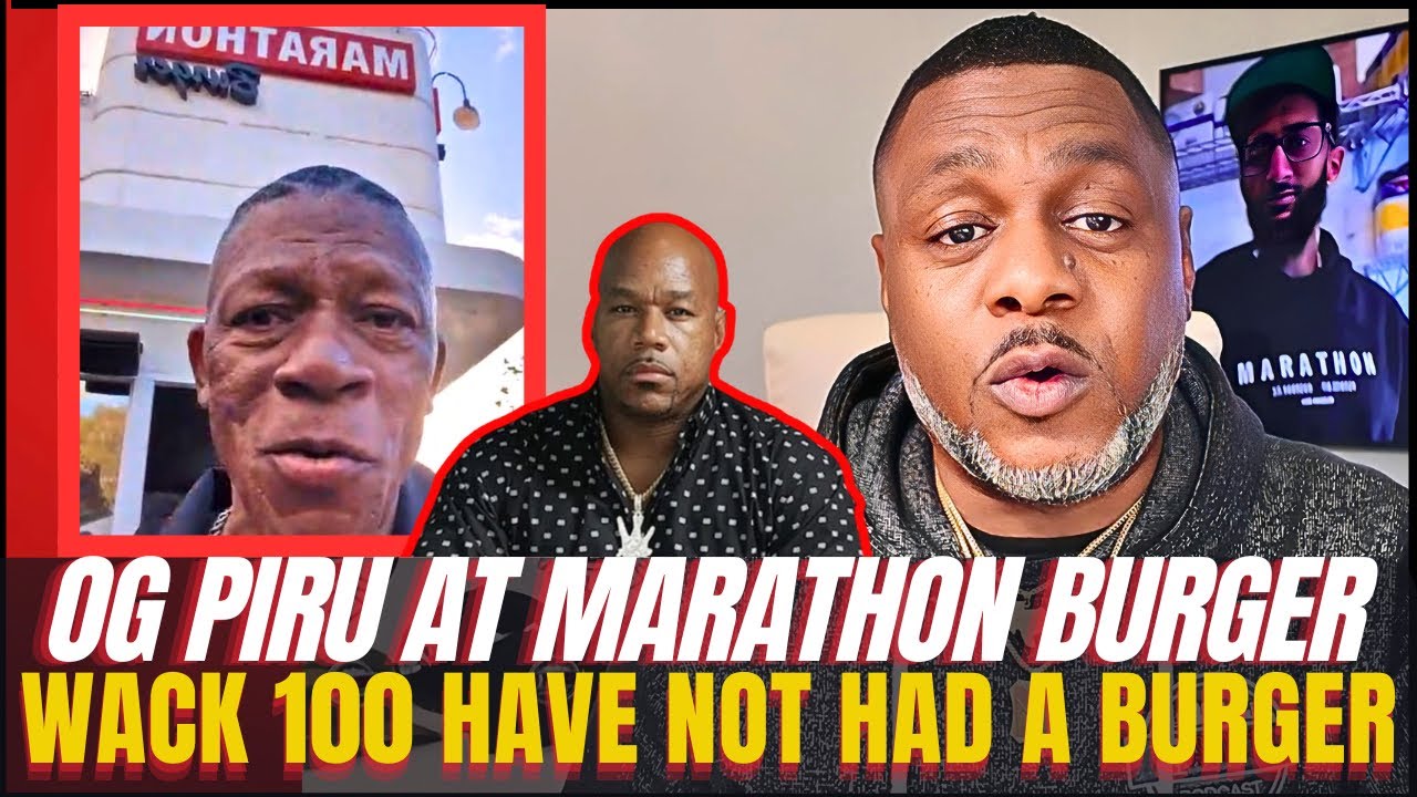 OG PIRU Show Up To Marathon Burger! Wack 100 Has Not Had a Burger! Blacc Sam Welcomed OG