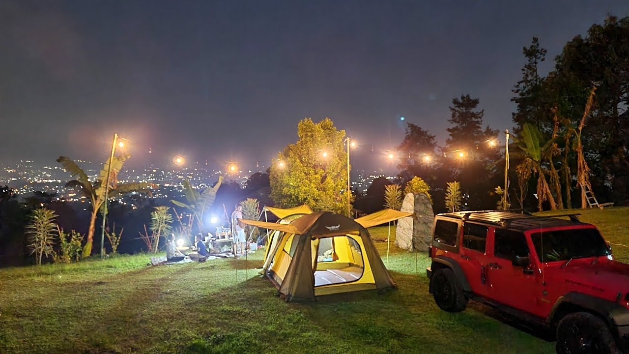 Camping Keluarga di Tekad Camp, Bogor || Ketemu @Mister Camping || 미니멀 캠핑