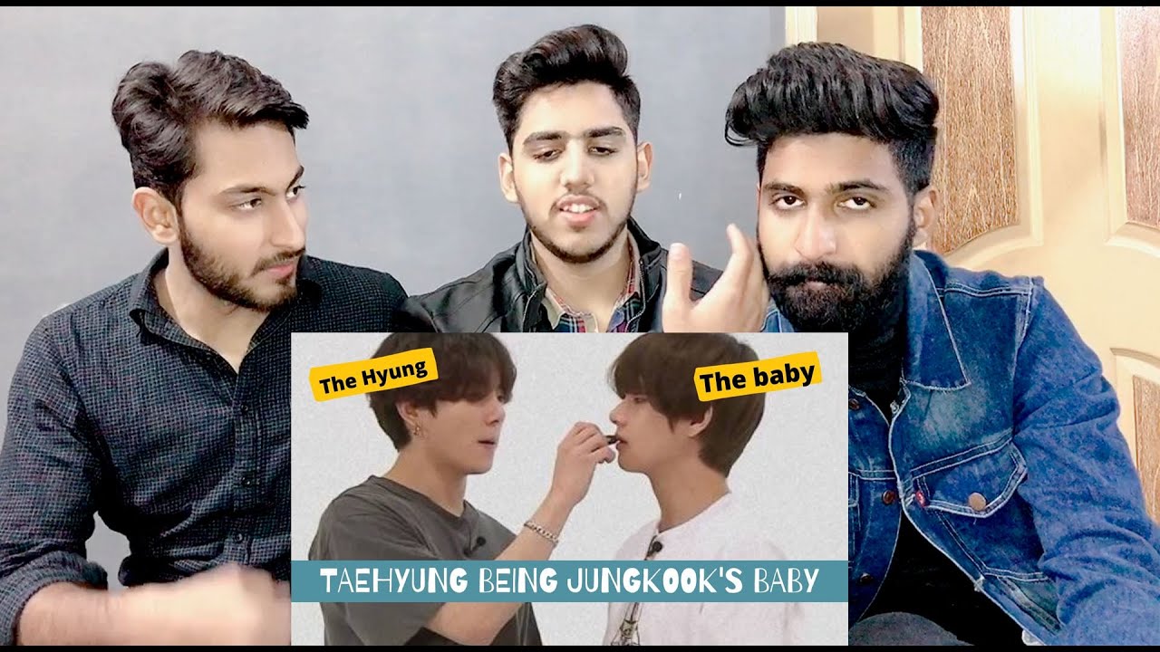 REACTION ON || TAEHYUNG BEING JUNGKOOK BABY || @3HEntertainer15