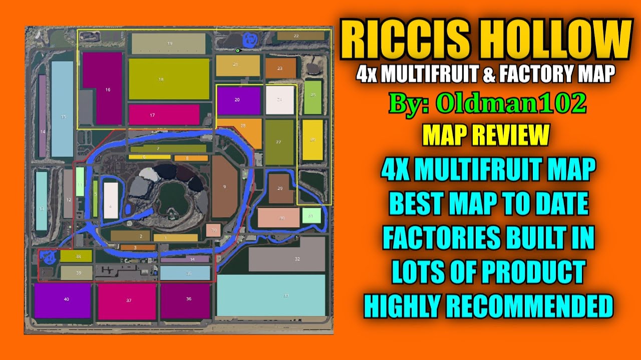 Riccis Hollow 4x Multifruit & Factory Map 