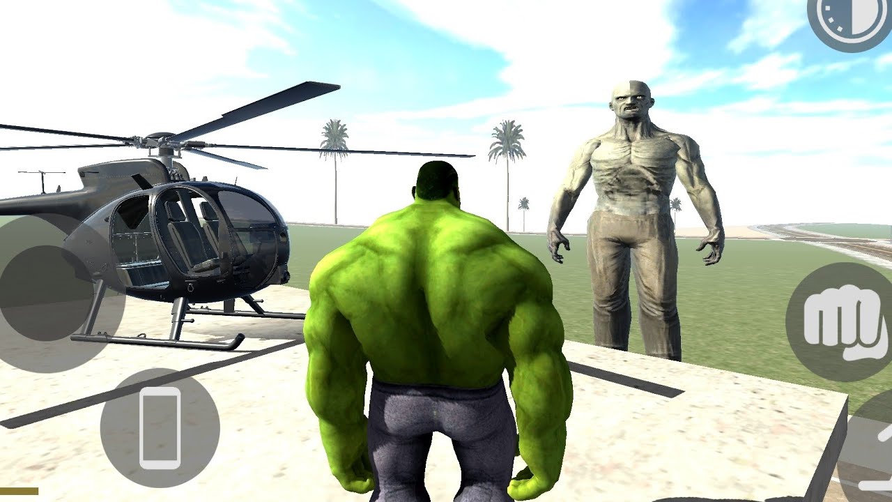 Big Zombie attacks The Hulk || Indian bike driving 3d game 