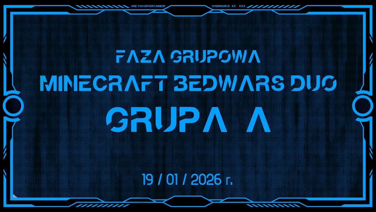 Minecraft - DZIEŃ 1 - Grupa A - Agro Arena: the Overworld Tournament