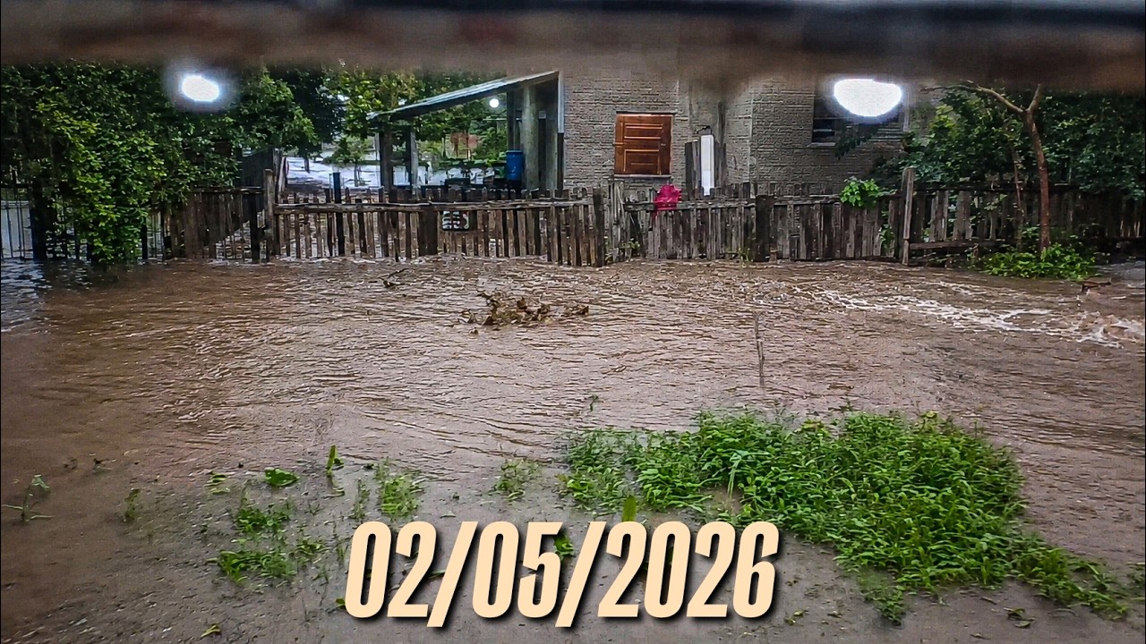 RS VOLTA A SOFRER COM FORTES CHUVAS EXATOS 2 ANOS AP&Oacute;S ENCHENTE HIST&Oacute;RICA! (02/05/2026)