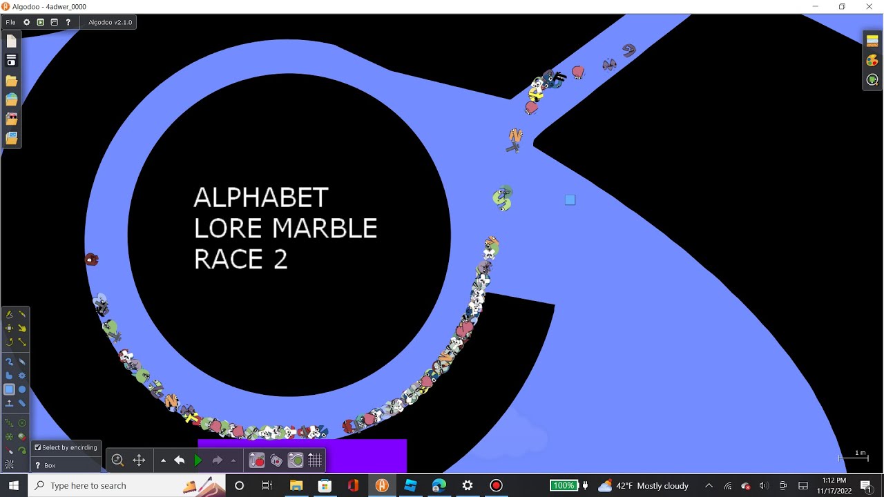 Alphabet lore marble run race 2