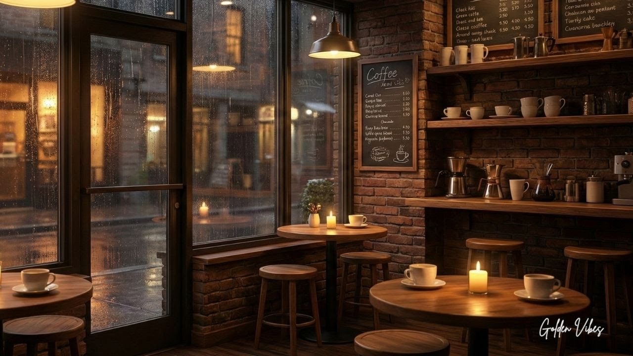 (LIVE)  Midnight Jazz Café – Calm & Cozy Background Music 🎷