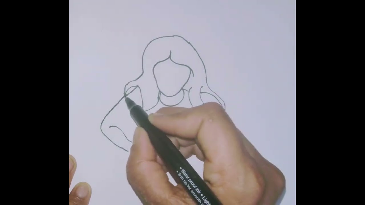Studying girl#drawing @jaisvi03 
