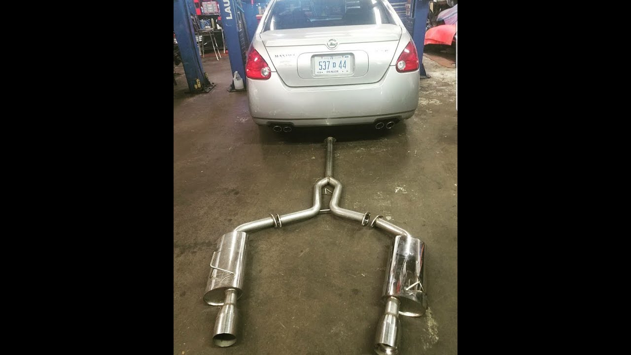 BEST EBAY EXHAUST SYSTEM THAT I HAVE INSTALL (NISSAN MAXIMA)