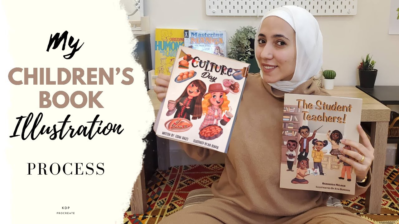 MY CHILDREN'S BOOK ILLUSTRATION PROCESS | Steps of illustrating a children's book