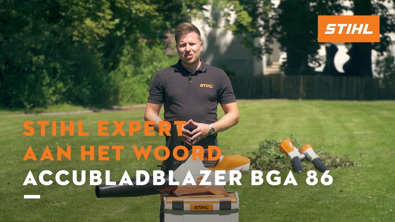 Accubladblazer BGA 86 - STIHL expert aan het woord