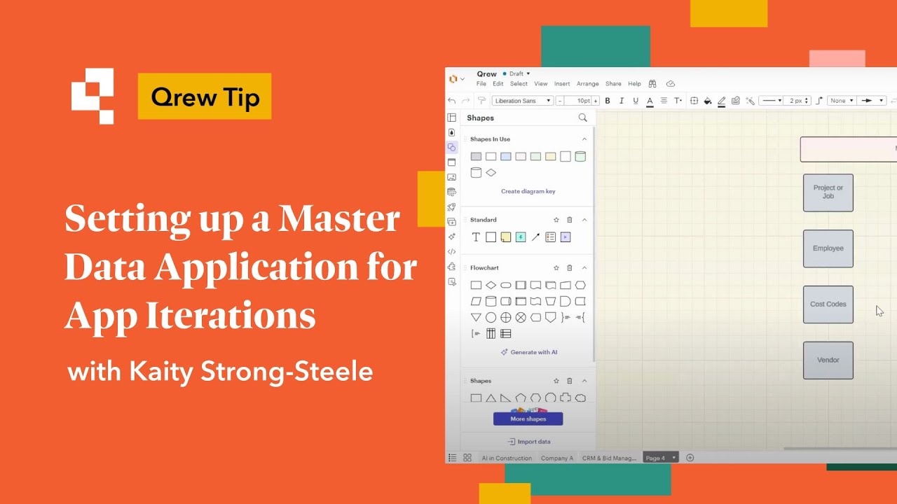 Setting up a Master Data Application for App Iterations | Qrew Tip