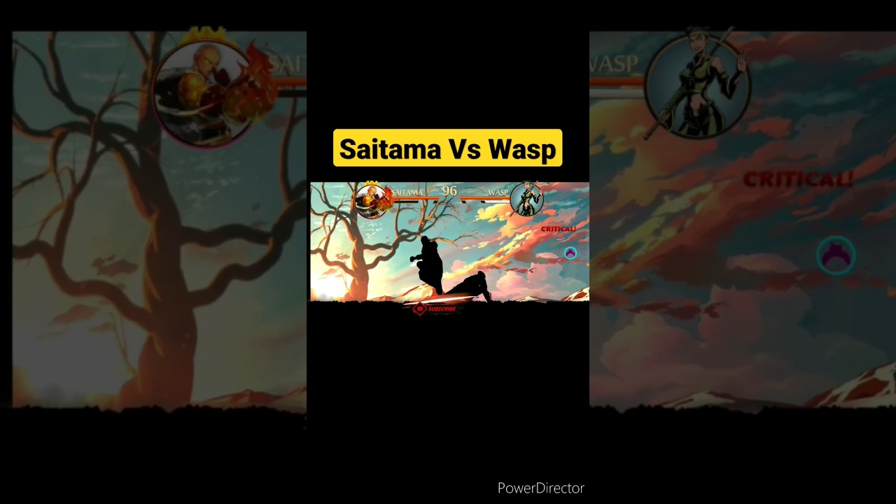 Saitama Vs Wasp #viral #shadowfight2