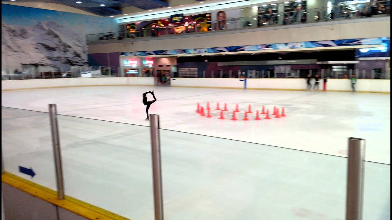 Ice skating in SM Mall of Asia MOA