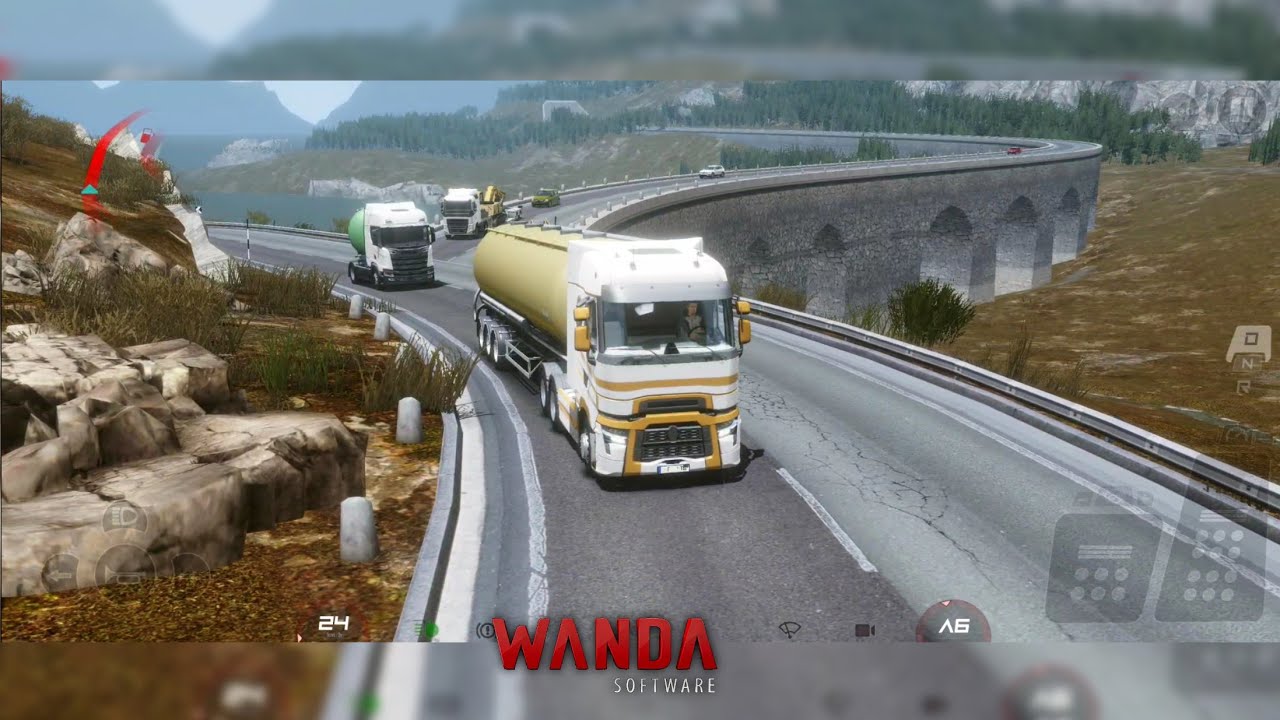 Truckers of Europe 3 - Gotthard Pass GamePlay #1/4 (Tremola Fast Route)