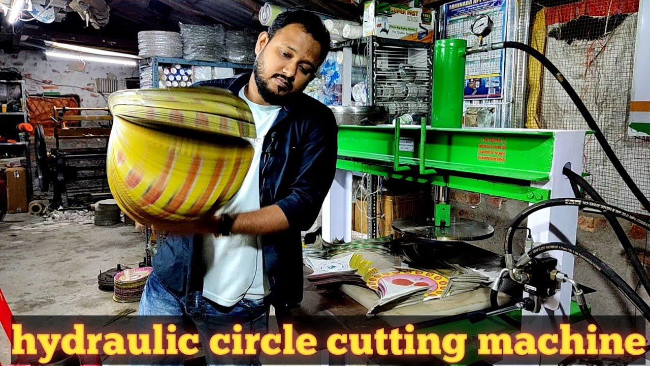 Hydraulic paper cutting and plate making machine | Best Hydraulic Machine in paper plate business |