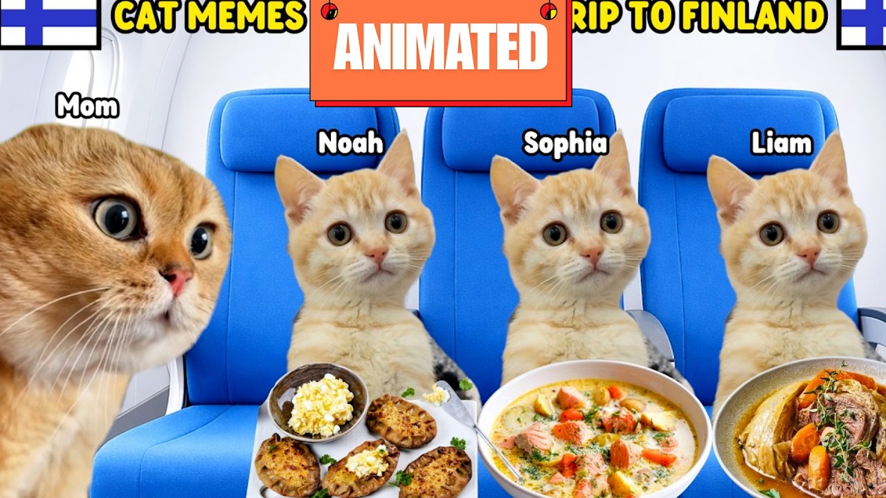 CAT MEMES FAMILY ROAD TRIP TO FINLAND