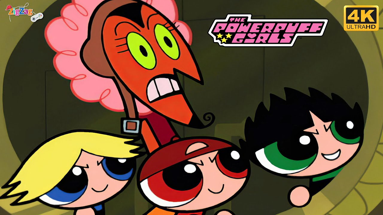 Powerpuff Girls Chemical X-Traction | Movie All Game Cutscenes + Secret Boss | PS1 4K@ZigZagGamerPT