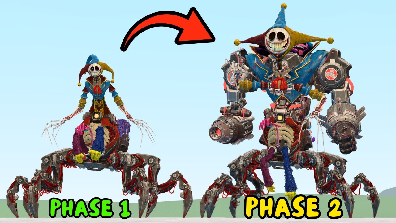 NEW EVOLUTION OF THE PROTOTYPE PHASE 2 POPPY PLAYTIME: CHAPTER 5 In Garry's Mod