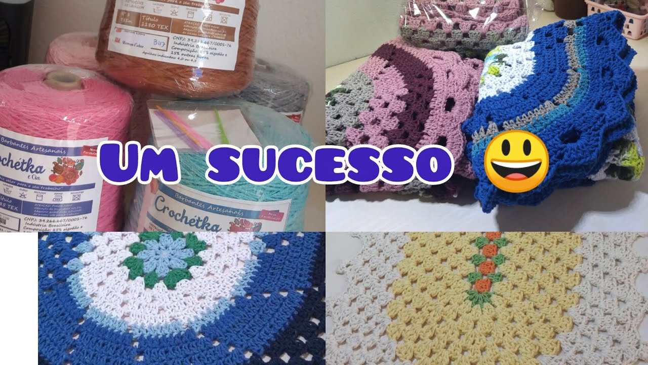Mais produção com comprinhas direto da fábrica #barbantes #crochetlove #produção