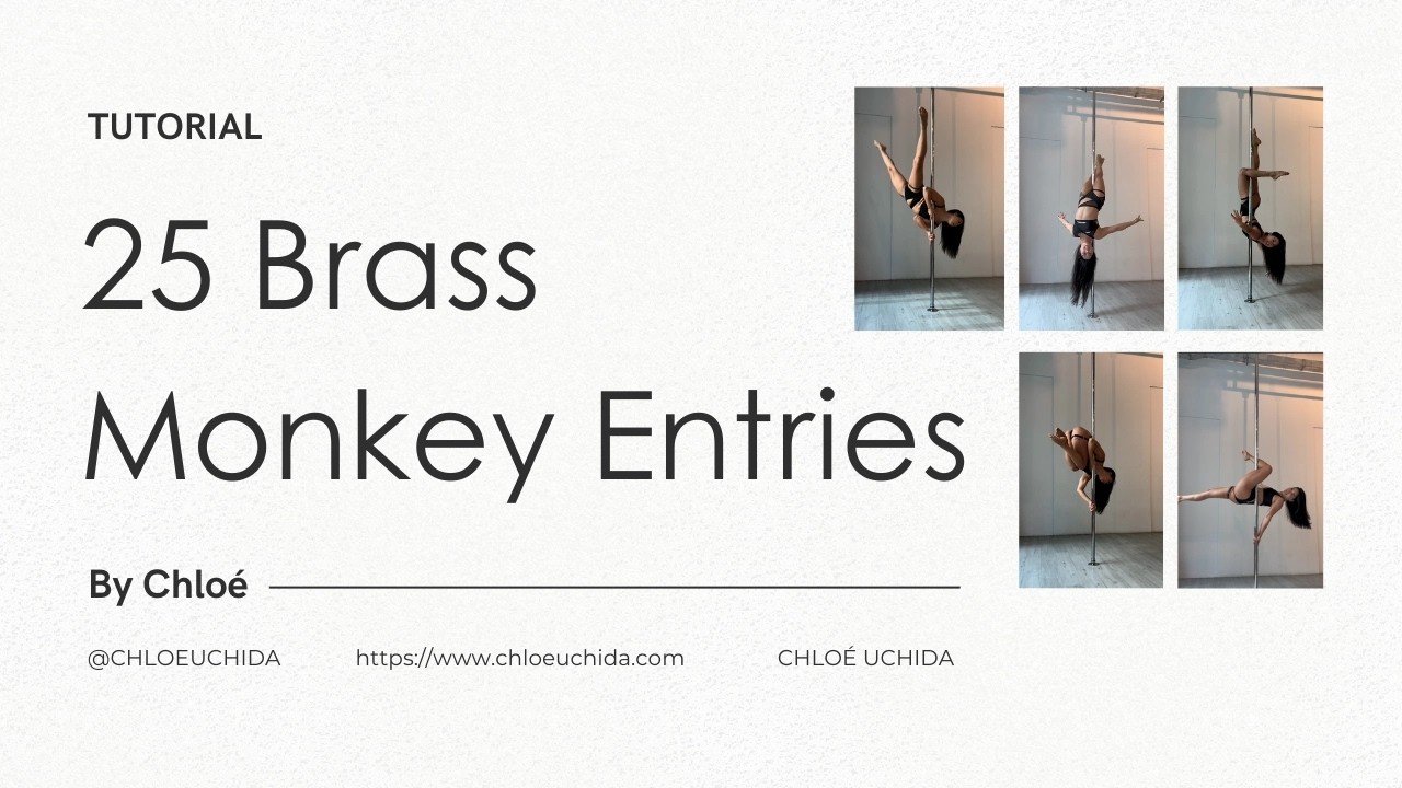 25 трюков с использованием шеста Brass Monkey Entry Pole (средний уровень - элитный) - Хлоя Учида