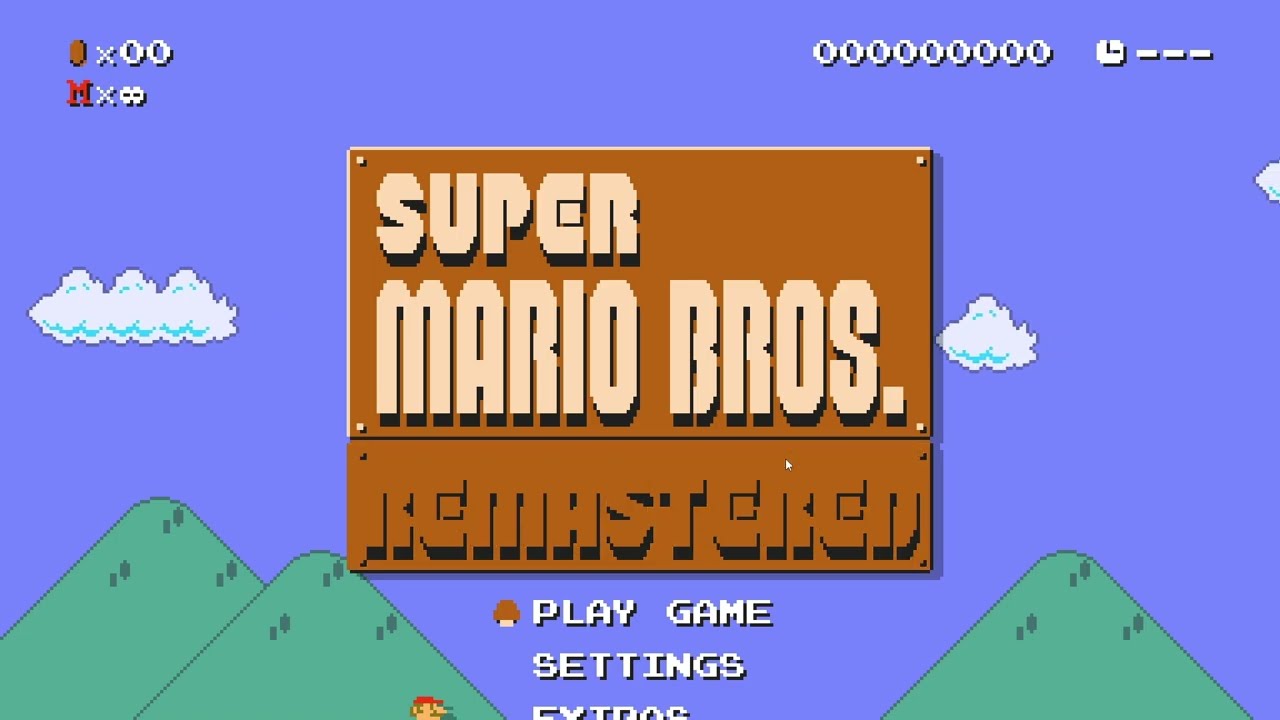 Playing Super Mario Bros Remasterd