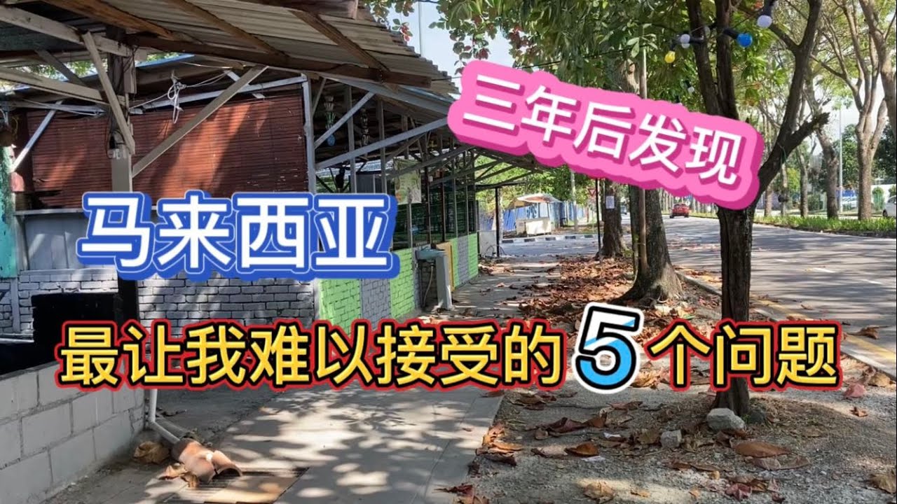 82、三年后发现，马来西亚最让我难以接受的5个问题❤️马来西亚生活纪实❤️