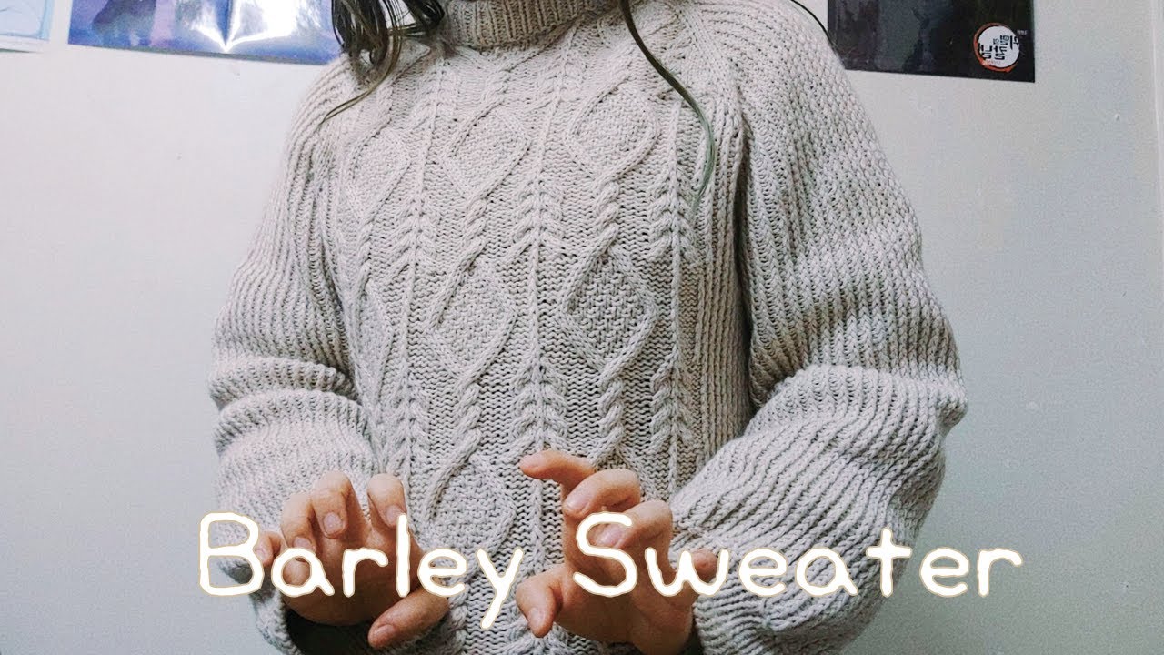 [뜨개로그]🍁가을에 시작해서 겨울에 수확하는 두루미님의 보리스웨터❄️