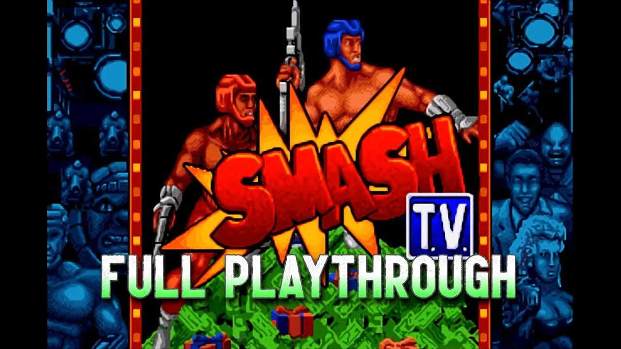 Smash T.V. Full Playthrough & Ending (Sega Genesis, 1990) 📺💥