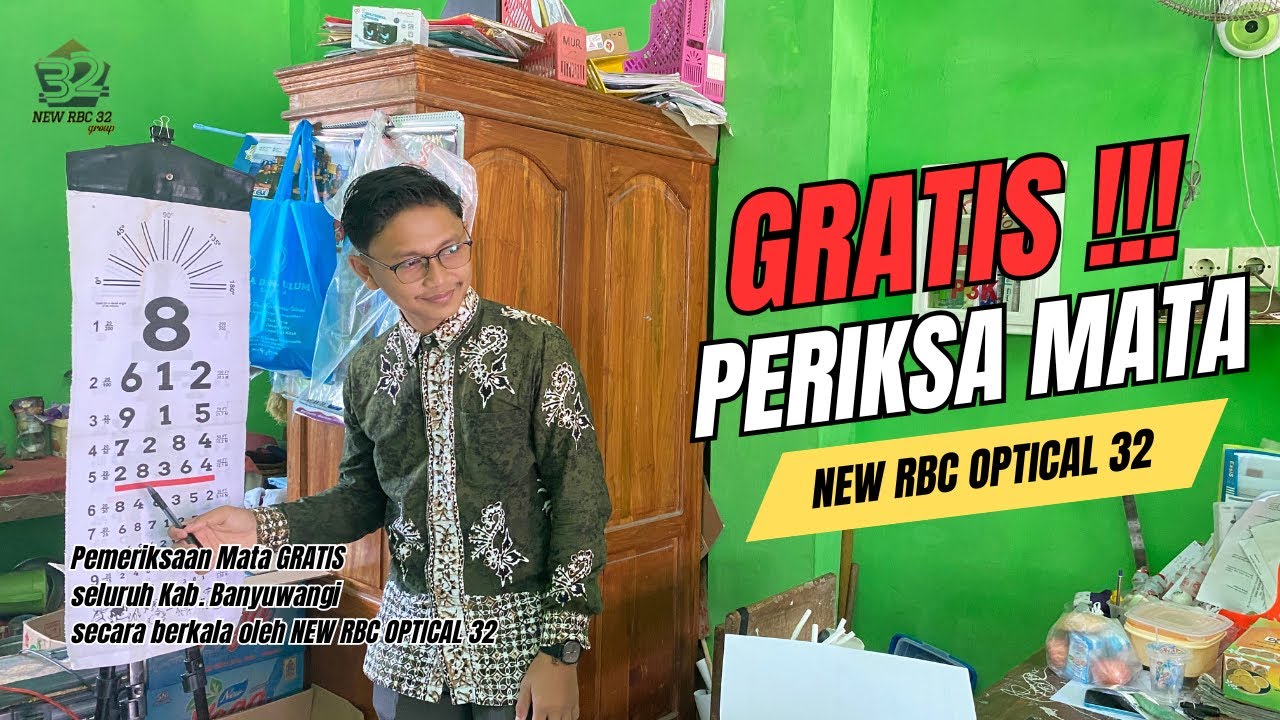 PEMERIKSAAN MATA GRATIS DI MTS SUNAN AMPEL MUNCAR | INI ALASAN GURU PERLU CEK MATA BERKALA