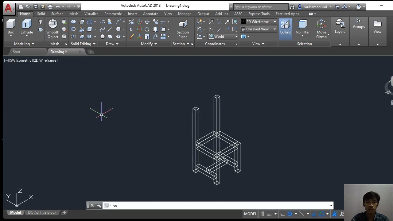 Tutorial Membuat Kursi Dengan Autocad|Pemula