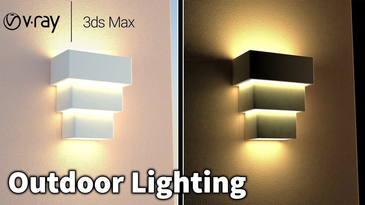 Learn V-Ray with 3Ds Max Tutorial in Hindi | Lesson 6 | Outdoor Light | Allrounder Bhai