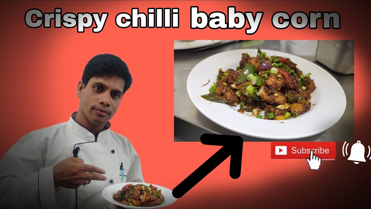 Crispy chilli baby corn recipe ! How to make crispy chilli baby corn ! Restaurant style 