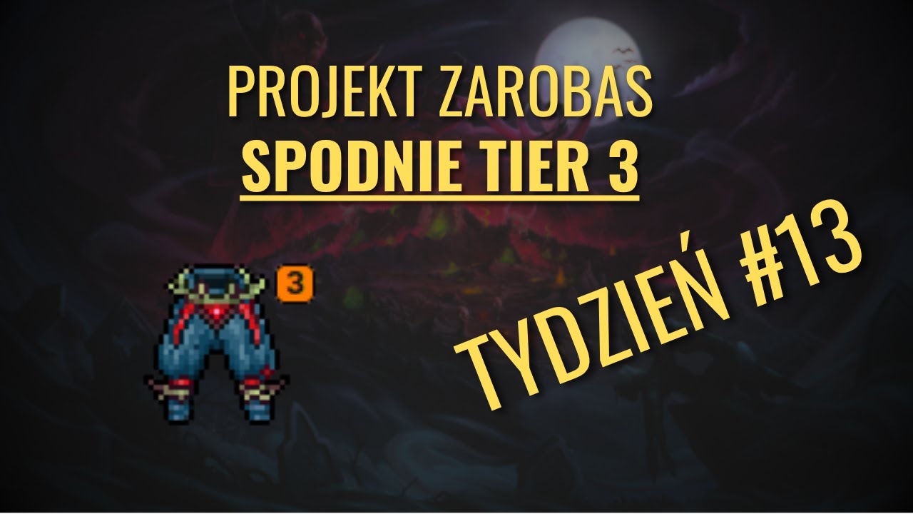 TIBIA PROJEKT ZAROBAS - SPODNIE T3 - TYDZIEŃ #13