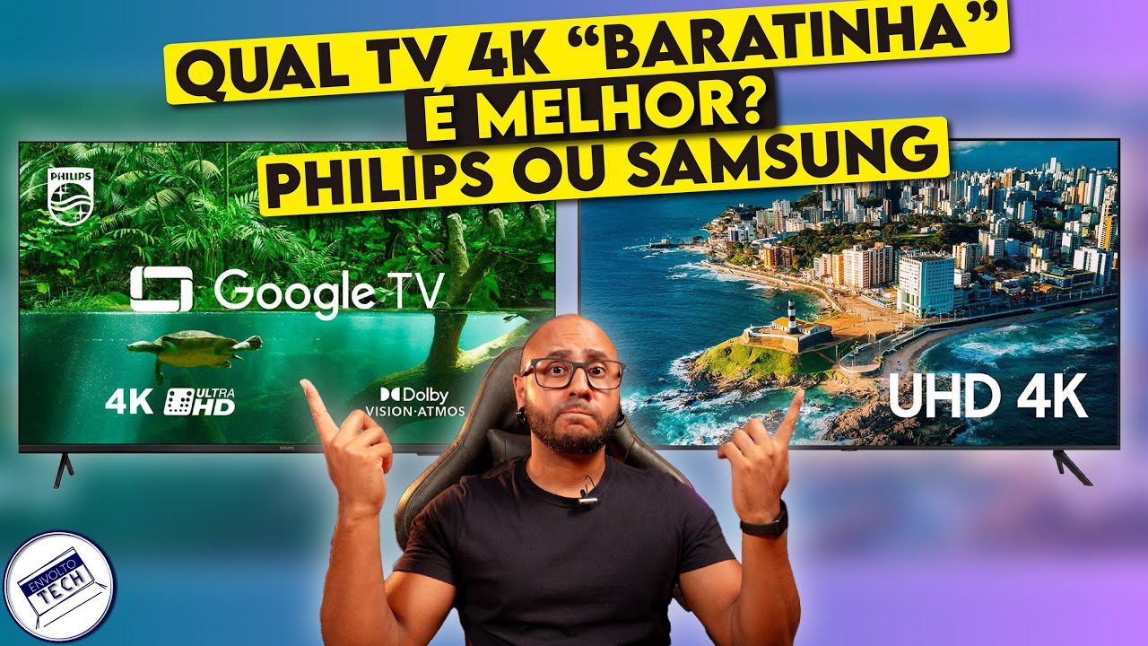 COMPARATIVO SAMSUNG UHD CRYSTAL CU7700 VS PHILIPS PUG7408