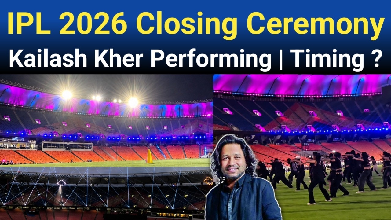 Kailash Kher To Perform In IPL 2026 Closing Ceremony | Time, Fireworks Light Show Update Ahmedabad