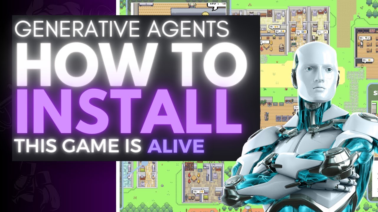 How To Install A Fully Autonomous NPC Simulation! - Google's Ai Agents Powered By ChatGPT!
