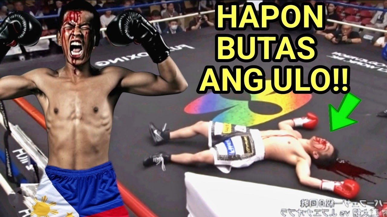 GRABE HAPON BUTAS ANG ULO❗NAPAKALAKAS NG JAB NG PINOY🇵🇭 ANG TUTULIS NAKAKA...
