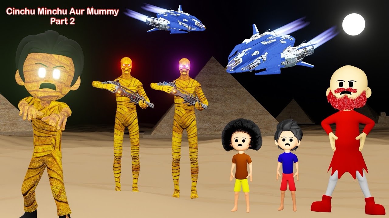 Cinchu Minchu Aur Mummy Part 2 | TINU KI SHAITANI | Gulli Bulli | Cartoon | Baba Wala