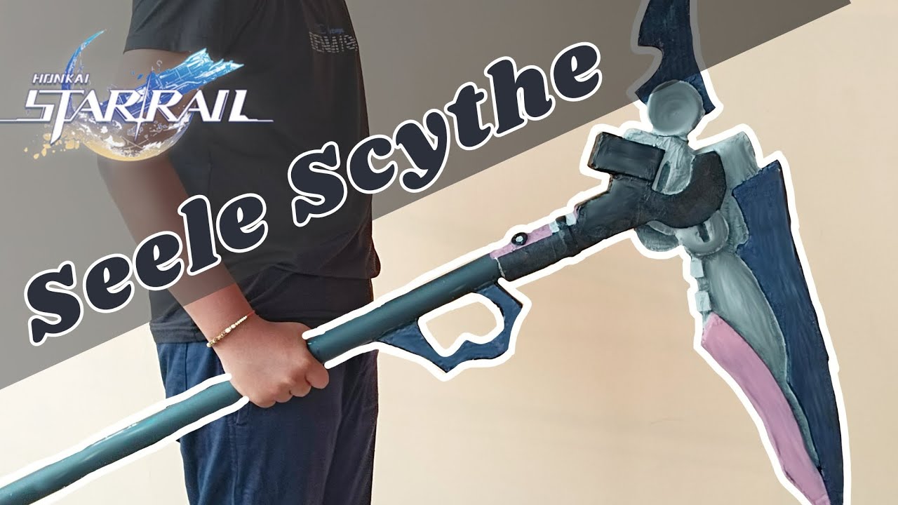 I made Seele Scythe from cardboard | Honkai Star Rail | Cosplay stuff | Weapon Galaxy