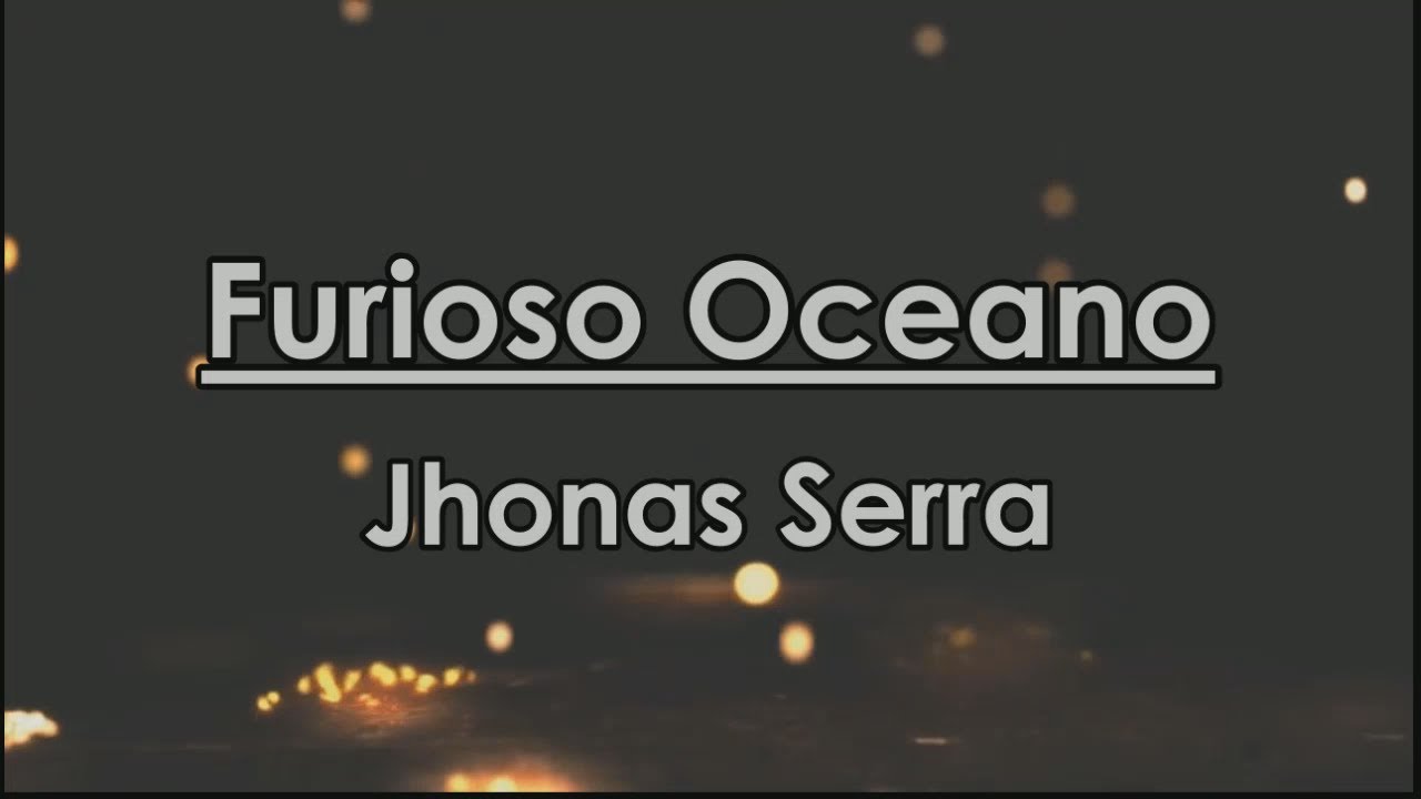 Furioso Oceano - Playback com Letra
