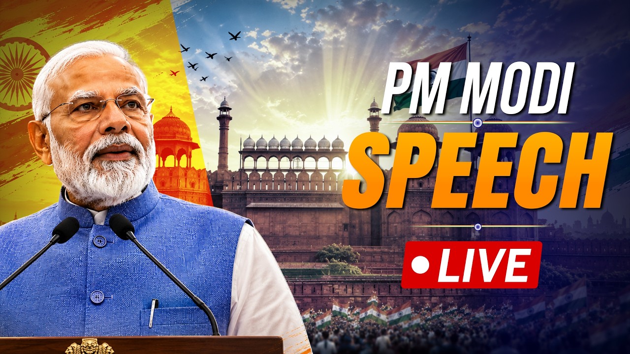 LIVE: PM Modi Independence Day Speech | PM Modi Addresses Nation From Red Fort | August 15, 2026