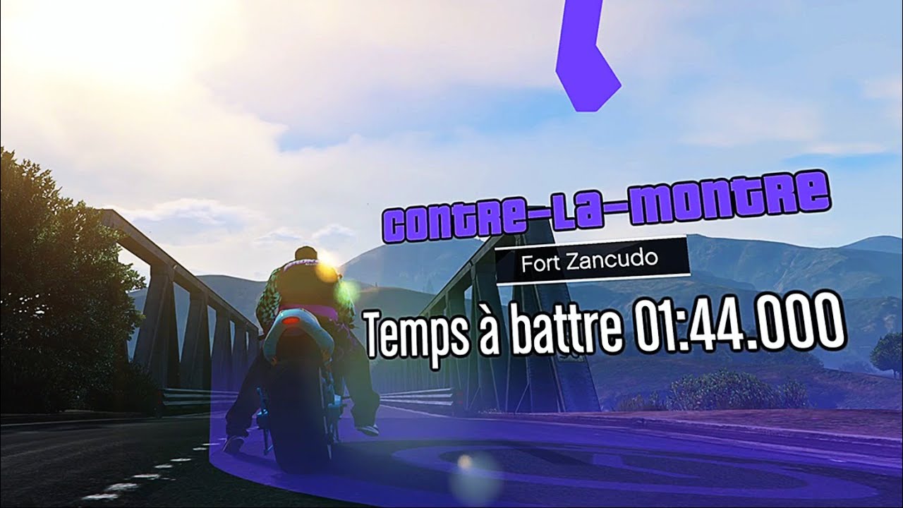 GTA Time Trial - Fort Zancudo - fastest way. HSW Hakuchou Drag / PS5 . Contre la Montre