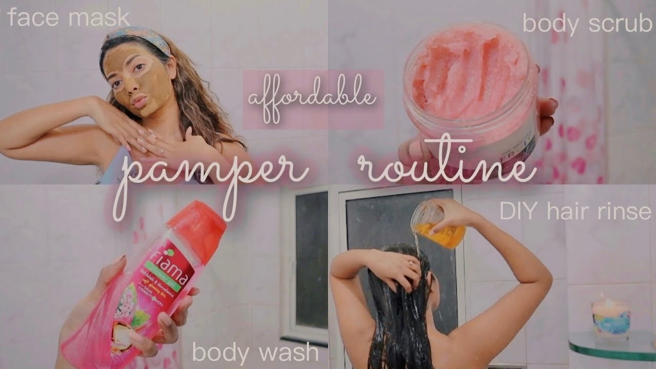 Affordable Pamper Routine #pamperroutine ( under Rs. 500) #affordablepamperroutine