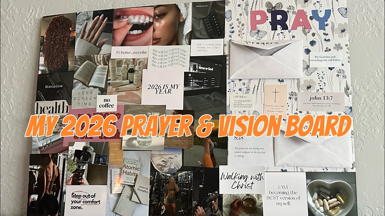My 2026 Vision and Prayer Board 